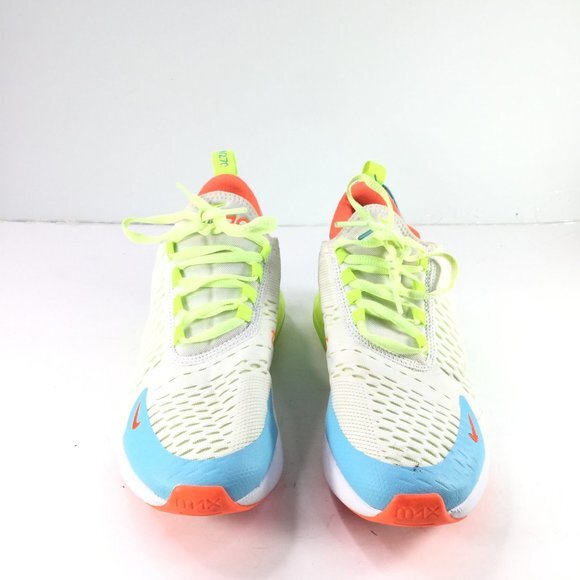 Nike Air Max Sneakers 270 BG Blue Gaze Barely Volt CJ9940-400 Youth 6.5Y - Picture 2 of 8